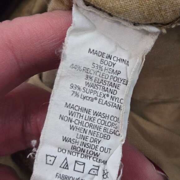 Prana Pants Men's Size S Vaha Balance Hemp Straight Leg Pants - Picture 11 of 14